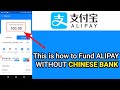 how to fund your Alipay account with YOUR Master or Visa card or PayPal etc