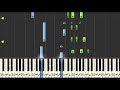 japanese school chorus – cosmos piano tutorial synthesia