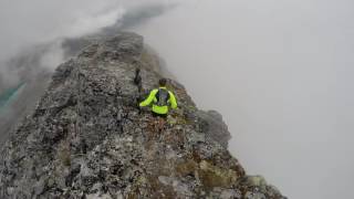 Running behind Elte, On the Hamperokken Ridge