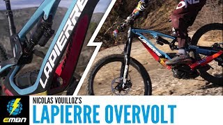 Nico Vouilloz's Prototype Lapierre Overvolt | EMBN Pro Bikes