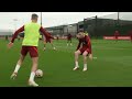 Inside Training Boss goals, big saves and skills in the rondos