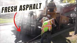 Repaving an Asphalt Road From Start To Finish