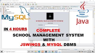 Complete School Management System integrated with MYSQL & JSWINGS using NETBEANS 8.2.