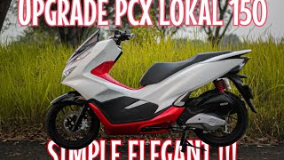 Honda PCX exclusive, simple enak d pandangan