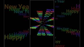 Wish Happy New Year like a Programmer 😎 #python #turtlegraphics