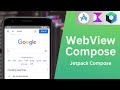 WebView in Android using Jetpack Compose | Jetpack Compose Series | Android Studio Iguana #webview