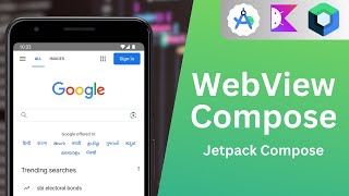 WebView in Android using Jetpack Compose | Jetpack Compose Series | Android Studio Iguana #webview