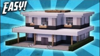 I Build a Modern House in Minecraft | Maine Modern House Banaya || #minecraft  #agaming