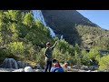 Pinoy in Norway Bisitahin ang Dalawang magagandang Waterfalls galing Latefossen patungong Langfossen