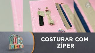 Passo a passo muito fácil e didático: aprenda a costurar com zíper e finalizar as suas peças!