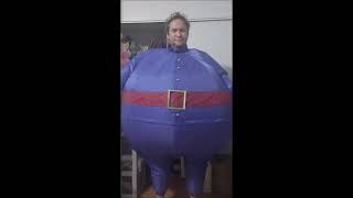 Surferbrg Short Inflatable Violet Beauregarde Costume Spirit Halloween Version