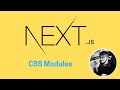 CSS modules in Next js | Complete NextJs 13 for Beginners