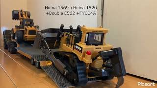 Huina 1569 + Huina 1520 + Double E562 + FY004A