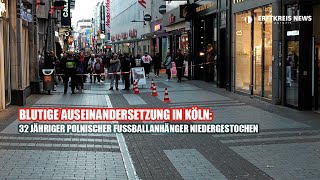 Blutige Auseinandersetzung in Köln: 32-Jähriger bei Messerangriff schwer verletzt