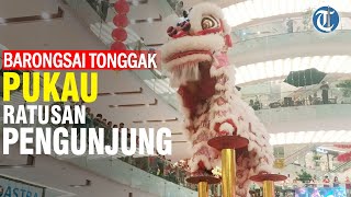 Sambut Imlek, Grand City Mall  Surabaya Suguhkan Atraksi Barongsai