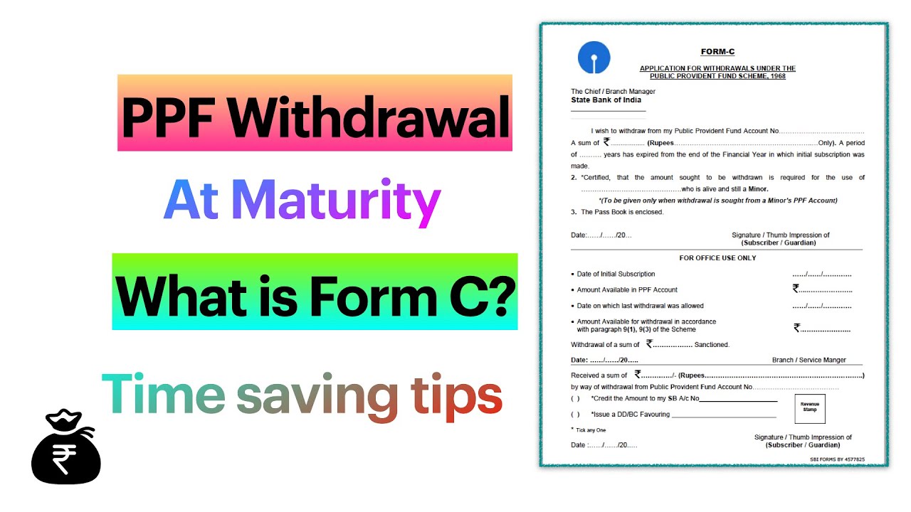 PPF Withdrawal At Maturity - What Is Form C? - YouTube