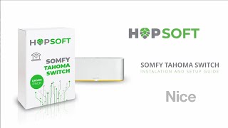 Somfy Tahoma Switch Nice integration - Devices Configuration