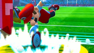 Mario & Sonic at the Olympic Games Tokyo 2020  Football &Rugby Sevens Tails , Knuckles , Mario
