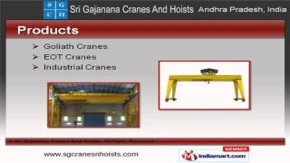 Material Handling Equipment \u0026 Services by Sri Gajanana Cranes And Hoists, Hyderabad