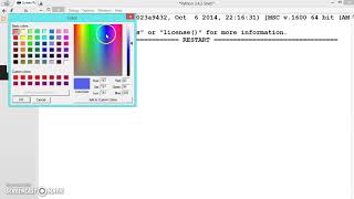 067 Learn python and ruby programming:- Color Chooser