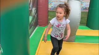 Outdoor Playground Fun at Shark Bouncy House