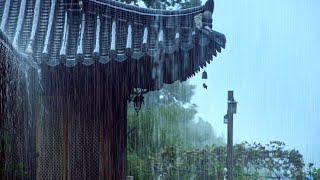 Hanok Heavy Rainy Day