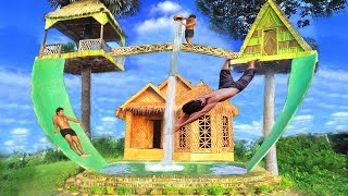 Building a modern private tree house mini resort, have Kitchen, Treehouse, Swimming Pools