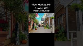 Random US Towns: New Market, MD #shorts