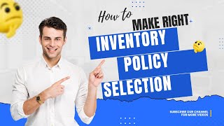 Process to use #machinelearning to determine #Inventorypolicy and do #inventoryoptimization