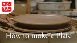 How to make a Plate - Leach Pottery, St Ives