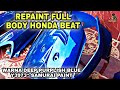 REPAINT FULL BODY MOTOR HONDA BEAT WARNA DEEP PURPLISH BLUE Y3973* SAMURAI PAINT