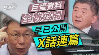 陳時中稱公開大巨蛋檔案 柯粗口嗆:X話連篇【TVBS新聞精華】20220901