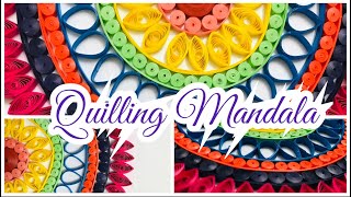 How to create Mandala Art with quilling|mandala design |crafting|quilling ideas|handmade|mandala art