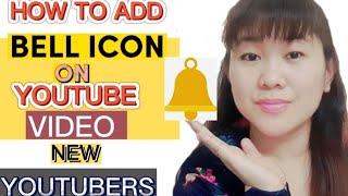 HOW TO ADD BELL ICON ON YOUTUBE VIDEO (Step by step how to add bell icon on youtube video)Capcut