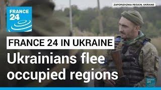 Desperate Ukrainians flee Russian-occupied regions as forced conscription looms • FRANCE 24