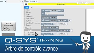 Q-SYS Control 101: Advanced Control Tree (FR)