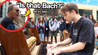 I Played Legend of ZELDA Songs on Piano in Public!