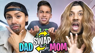Mom and Dad SWAP LIVE'S For 24 Hours! (BAD IDEA) | The Royalty Family