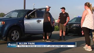 Police remind drivers of life-saving laws