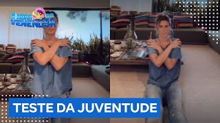 Carolina Dieckmann faz 'teste da juventude' nas redes sociais e lança o desafio para os fãs