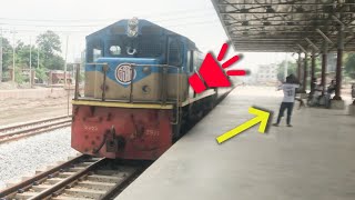 Train Horn So Loudly | Paharika Express | Chittagong to Sylhet Train