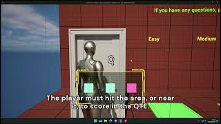 Advanced Cyber QTE System Unreal Engine