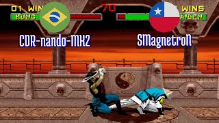 FT5 @mk2: CDR-nando-MK2 (BR) vs SMagnetroN (CL) [Mortal Kombat 2 Fightcade] May 3