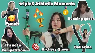 tripleS Athletic Moments!! 🎯🥊🥇