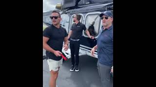 Micheal Chandler hanging out with Grant Cardone