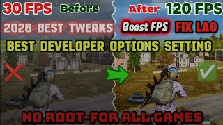 Best Developer Options Settings for Gaming Android 2026 | Boost FPS & Reduce Lag (No Root)