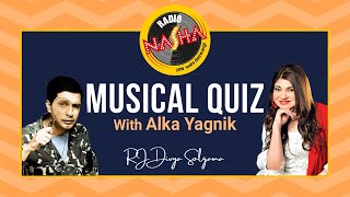 Alka Yagnik  on The G9 Musical Quiz | Alka Yagnik  | RJ Divya Solgama | Playback singer | Bollywood