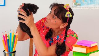 Alena and a funny story about school! Back to School DIY Ideas by Chiko TV