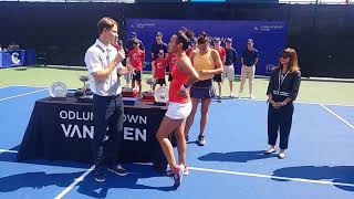 2019 Odlum Brown VanOpen Women's Champion Heather Watson of Great Britain