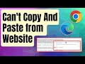 EASY STEPS: Copy Paste From Websites That Don't Allow It